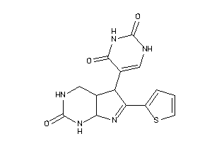 5-[2-keto-6-(2-thienyl)-1,3,4,4a,5,7a-hexahydropyrrolo[2,3-d]pyrimidin-5-yl]uracil