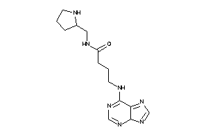 Image of 4-(4H-purin-6-ylamino)-N-(pyrrolidin-2-ylmethyl)butyramide