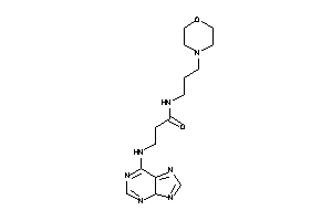 N-(3-morpholinopropyl)-3-(4H-purin-6-ylamino)propionamide