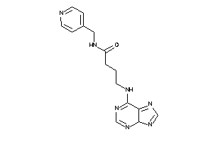 Image of 4-(4H-purin-6-ylamino)-N-(4-pyridylmethyl)butyramide