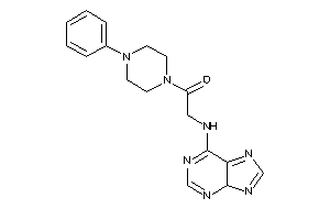 1-(4-phenylpiperazino)-2-(4H-purin-6-ylamino)ethanone