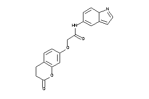N-(7aH-indol-5-yl)-2-(2-ketochroman-7-yl)oxy-acetamide