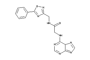 N-[(5-phenyl-1,2,4-oxadiazol-3-yl)methyl]-2-(5H-purin-6-ylamino)acetamide