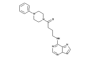 1-(4-phenylpiperazino)-4-(4H-purin-6-ylamino)butan-1-one