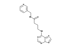 4-(4H-purin-6-ylamino)-N-(3-pyridylmethyl)butyramide