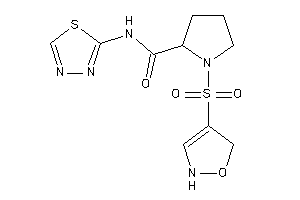 1-(3-isoxazolin-4-ylsulfonyl)-N-(1,3,4-thiadiazol-2-yl)pyrrolidine-2-carboxamide