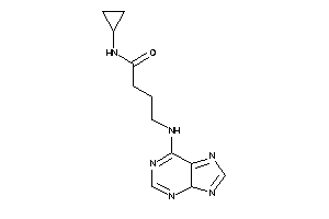 Image of N-cyclopropyl-4-(4H-purin-6-ylamino)butyramide