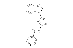 Image of N-[4-(3,3a-dihydro-2H-indol-3-yl)thiazol-2-yl]nicotinamide