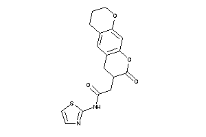 2-(2-keto-4,6,7,8-tetrahydro-3H-pyrano[3,2-g]chromen-3-yl)-N-thiazol-2-yl-acetamide