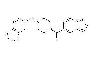 7aH-indol-5-yl-(4-piperonylpiperazino)methanone