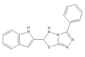 6-(1H-indol-2-yl)-3-phenyl-5,6-dihydro-[1,2,4]triazolo[3,4-b][1,3,4]thiadiazole