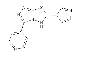 6-(3H-pyrazol-3-yl)-3-(4-pyridyl)-5,6-dihydro-[1,2,4]triazolo[3,4-b][1,3,4]thiadiazole