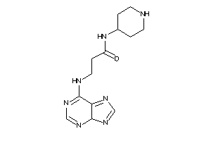 N-(4-piperidyl)-3-(4H-purin-6-ylamino)propionamide