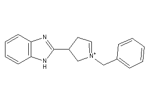 Image of 2-(1-benzyl-1-pyrrolin-1-ium-3-yl)-1H-benzimidazole