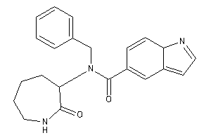 N-benzyl-N-(2-ketoazepan-3-yl)-7aH-indole-5-carboxamide