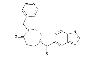 1-(7aH-indole-5-carbonyl)-4-benzyl-1,4-diazepan-5-one