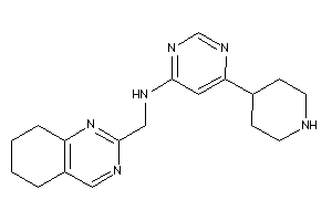 [6-(4-piperidyl)pyrimidin-4-yl]-(5,6,7,8-tetrahydroquinazolin-2-ylmethyl)amine
