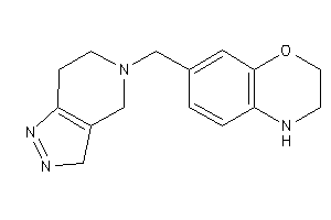 7-(3,4,6,7-tetrahydropyrazolo[4,3-c]pyridin-5-ylmethyl)-3,4-dihydro-2H-1,4-benzoxazine