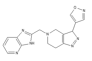 Image of 4-[5-(3H-imidazo[4,5-b]pyridin-2-ylmethyl)-3,4,6,7-tetrahydropyrazolo[4,3-c]pyridin-3-yl]isoxazole