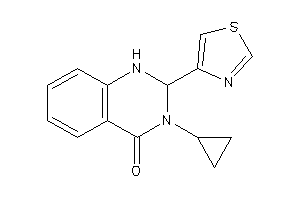 3-cyclopropyl-2-thiazol-4-yl-1,2-dihydroquinazolin-4-one