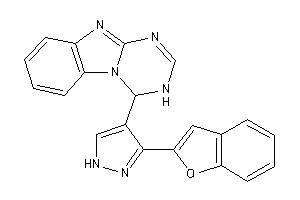 4-[3-(benzofuran-2-yl)-1H-pyrazol-4-yl]-3,4-dihydro-[1,3,5]triazino[1,2-a]benzimidazole