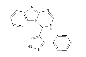 Image of 4-[3-(4-pyridyl)-1H-pyrazol-4-yl]-3,4-dihydro-[1,3,5]triazino[1,2-a]benzimidazole