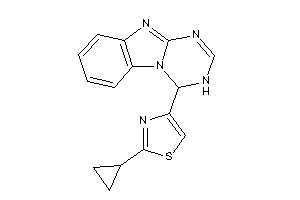 2-cyclopropyl-4-(3,4-dihydro-[1,3,5]triazino[1,2-a]benzimidazol-4-yl)thiazole