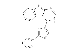 4-(3,4-dihydro-[1,3,5]triazino[1,2-a]benzimidazol-4-yl)-2-(3-thienyl)thiazole