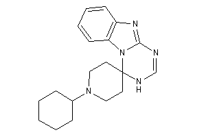 1'-cyclohexylspiro[3H-[1,3,5]triazino[1,2-a]benzimidazole-4,4'-piperidine]