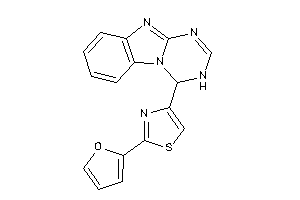 Image of 4-(3,4-dihydro-[1,3,5]triazino[1,2-a]benzimidazol-4-yl)-2-(2-furyl)thiazole