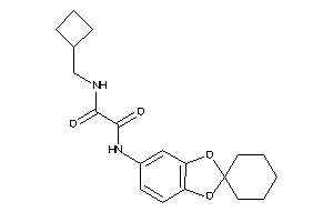 N-(cyclobutylmethyl)-N'-spiro[1,3-benzodioxole-2,1'-cyclohexane]-5-yl-oxamide