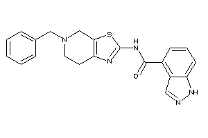 N-(5-benzyl-6,7-dihydro-4H-thiazolo[5,4-c]pyridin-2-yl)-1H-indazole-4-carboxamide