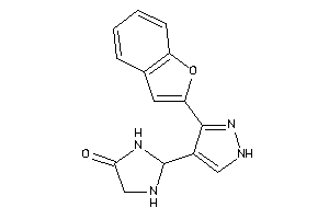 2-[3-(benzofuran-2-yl)-1H-pyrazol-4-yl]-4-imidazolidinone