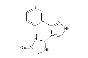 2-[3-(3-pyridyl)-1H-pyrazol-4-yl]-4-imidazolidinone