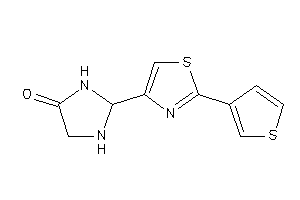 2-[2-(3-thienyl)thiazol-4-yl]-4-imidazolidinone