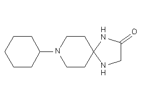 Image of 8-cyclohexyl-1,4,8-triazaspiro[4.5]decan-3-one