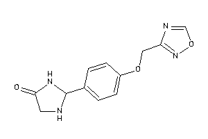 Image of 2-[4-(1,2,4-oxadiazol-3-ylmethoxy)phenyl]-4-imidazolidinone