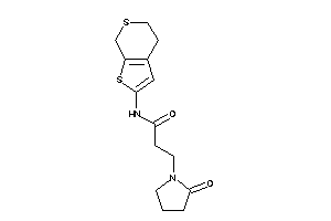 Image of N-(5,7-dihydro-4H-thieno[2,3-c]thiopyran-2-yl)-3-(2-ketopyrrolidino)propionamide