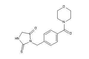 3-[4-(morpholine-4-carbonyl)benzyl]-2-thioxo-4-imidazolidinone