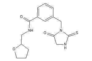 3-[(5-keto-2-thioxo-imidazolidin-1-yl)methyl]-N-(tetrahydrofurfuryl)benzamide