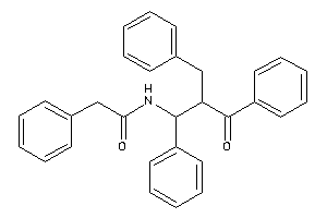 Image of N-(2-benzyl-3-keto-1,3-diphenyl-propyl)-2-phenyl-acetamide