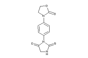 3-[4-(5-keto-2-thioxo-imidazolidin-1-yl)phenyl]oxazolidin-2-one