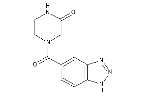 4-(1H-benzotriazole-5-carbonyl)piperazin-2-one