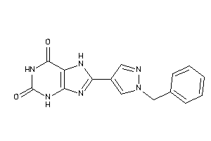 8-(1-benzylpyrazol-4-yl)-7H-xanthine
