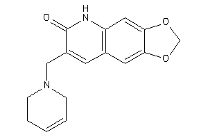 7-(3,6-dihydro-2H-pyridin-1-ylmethyl)-5H-[1,3]dioxolo[4,5-g]quinolin-6-one