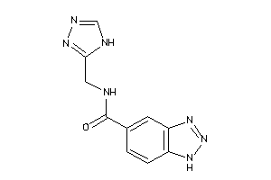 N-(4H-1,2,4-triazol-3-ylmethyl)-1H-benzotriazole-5-carboxamide