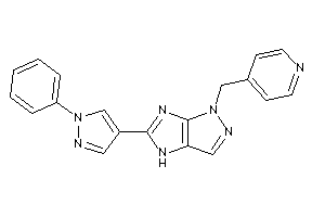 Image of 5-(1-phenylpyrazol-4-yl)-1-(4-pyridylmethyl)-4H-pyrazolo[3,4-d]imidazole
