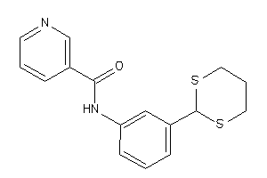 N-[3-(1,3-dithian-2-yl)phenyl]nicotinamide