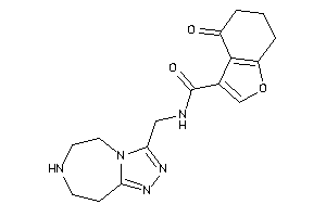 Image of 4-keto-N-(6,7,8,9-tetrahydro-5H-[1,2,4]triazolo[3,4-g][1,4]diazepin-3-ylmethyl)-6,7-dihydro-5H-benzofuran-3-carboxamide
