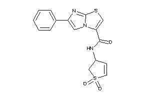 N-(1,1-diketo-2,3-dihydrothiophen-3-yl)-6-phenyl-imidazo[2,1-b]thiazole-3-carboxamide
